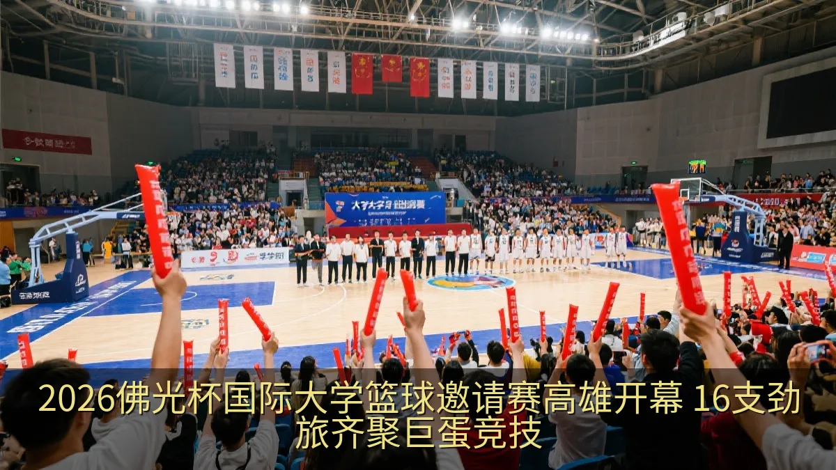 2026佛光杯国际大学篮球邀请赛高雄开幕 16支劲旅齐聚巨蛋竞技